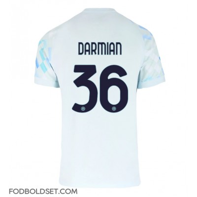 Inter Milan Matteo Darmian #36 Udebanetrøje 2025-26 Kortærmet Inter Milan Matteo Darmian #36 Udebanetrøje 2025-26 Kortærmet